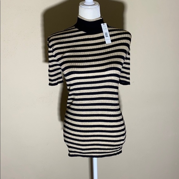 Tahiti Black/Golden Mist fashion Pullover Top - Picture 2 of 7